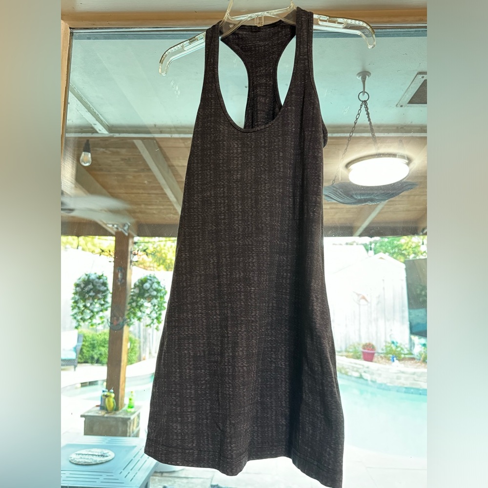 Black Lululemon razorback Tank size 4